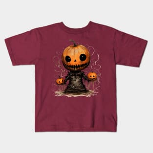 Coolest Pumpkin Ever Halloween Kids T-Shirt